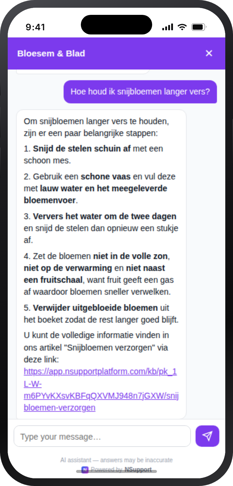 Antwoorden uit je eigen kennisbank