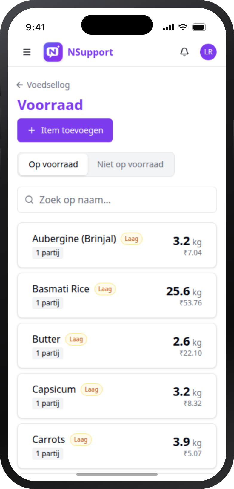 Bijna-op & houdbaarheid